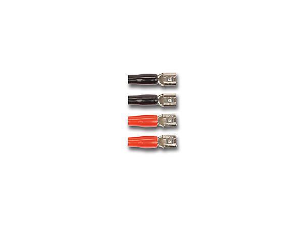 Stinger - SPT5112 kabelsko 1,5-4mm², 6,3mm flatstift hunn, krom 